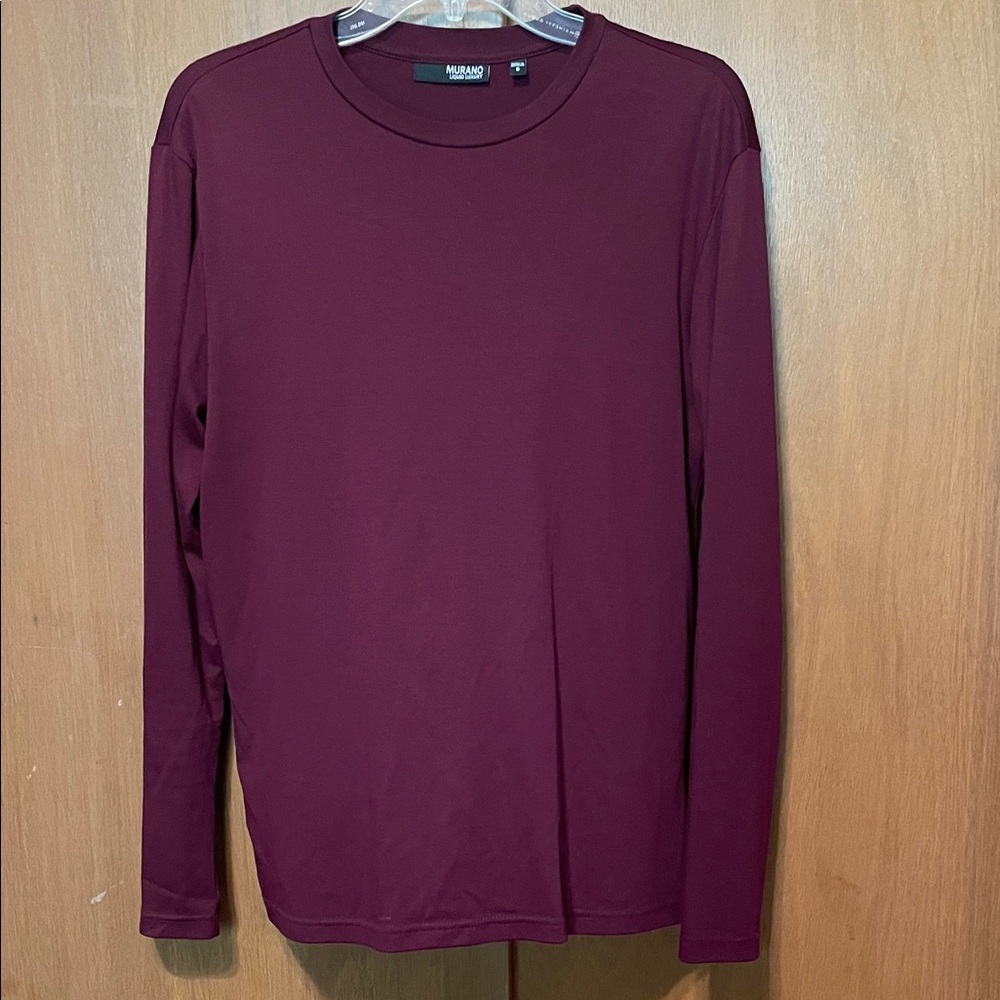 Murano Deep Red Long Sleeve Men's Tee